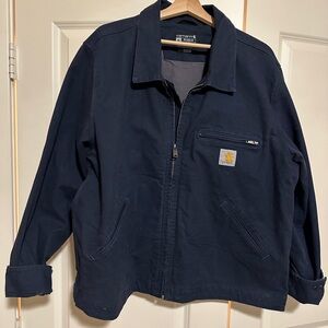 Carhartt Men's Navy Relaxed Fit Jacket